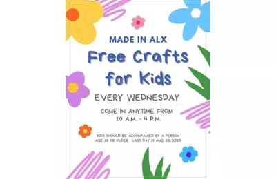 Summer Fun: Free Weekly Crafts for Kids at Made in ALX