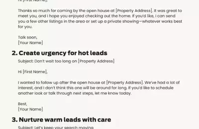 Mastering Real Estate Follow-Ups: Strategies for Converting Open House Leads