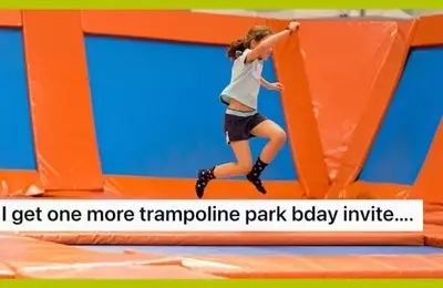Mom Declares Ban on Trampoline Park Birthday Parties