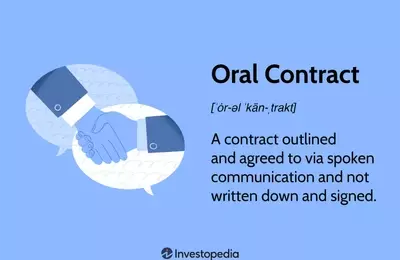The Dynamics and Enforceability of Verbal Agreements